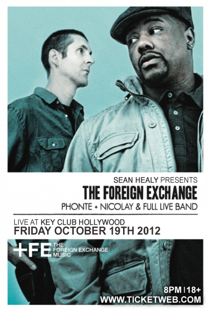 the foreign exchange concert at key club hollywood october 19, 2012